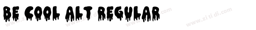 Be Cool Alt Regular字体转换